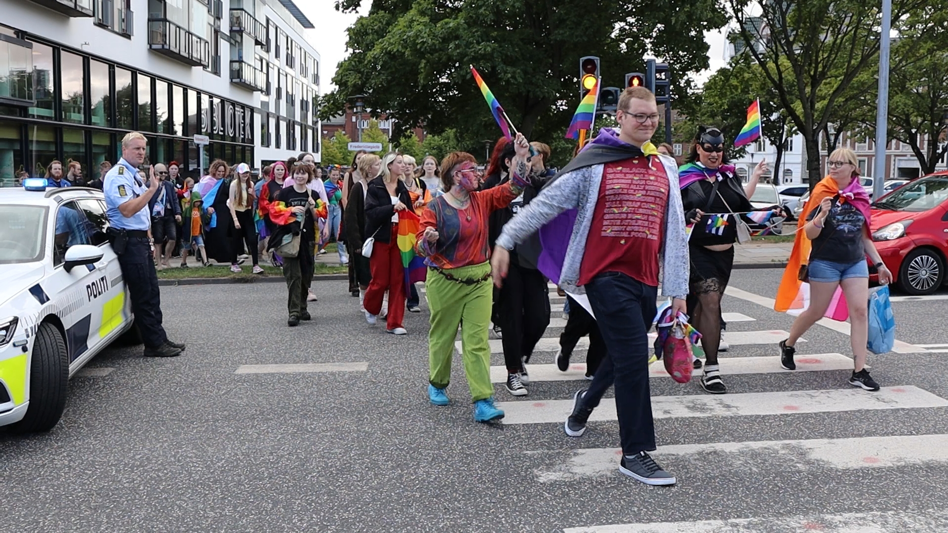 Mangfoldigheden blev hyldet på Pridedag