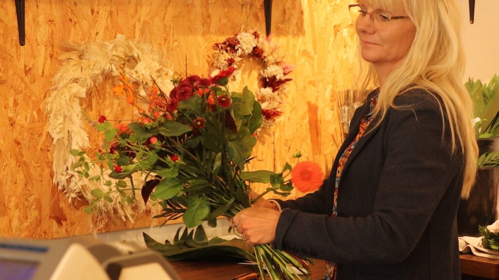 Katharina skal til VM for florister